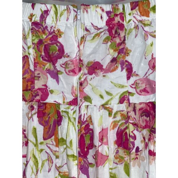 Speechless Strapless Mini Dress Size 7 Cute Retro Floral Style Summer Party - Picture 6 of 8